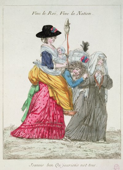Lunga Vita al Re, Lunga Vita alla Nazione. Sapevo benissimo che prima o poi sarebbe toccato a noi, 1789 da French School